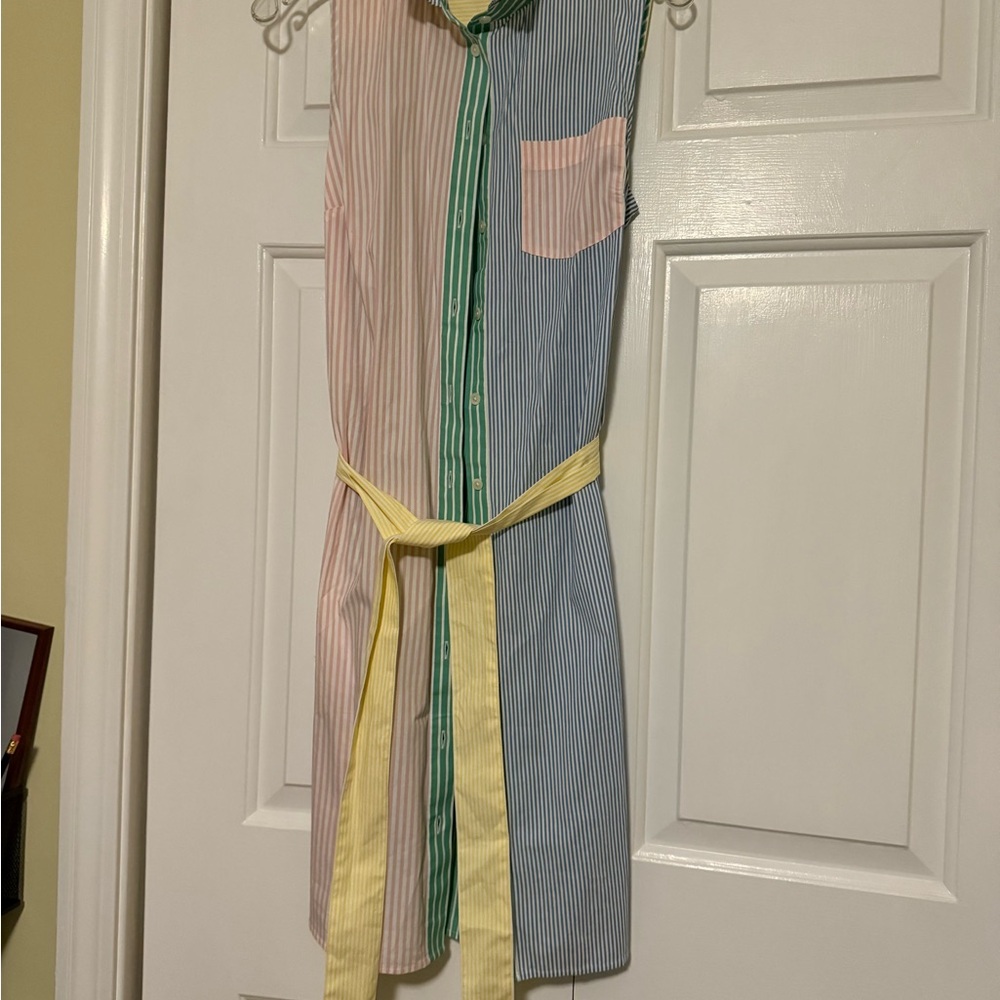 J. Crew Multicolor Striped Mini Dress